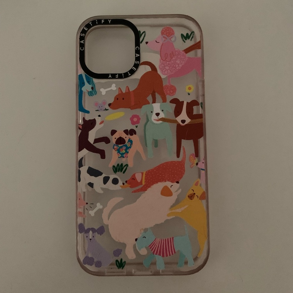 like new casetify “dog park” case